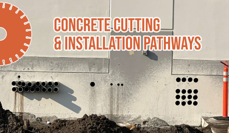 Read more about the article Let us show you how CONCRETE CUTTING helps with installation pathways