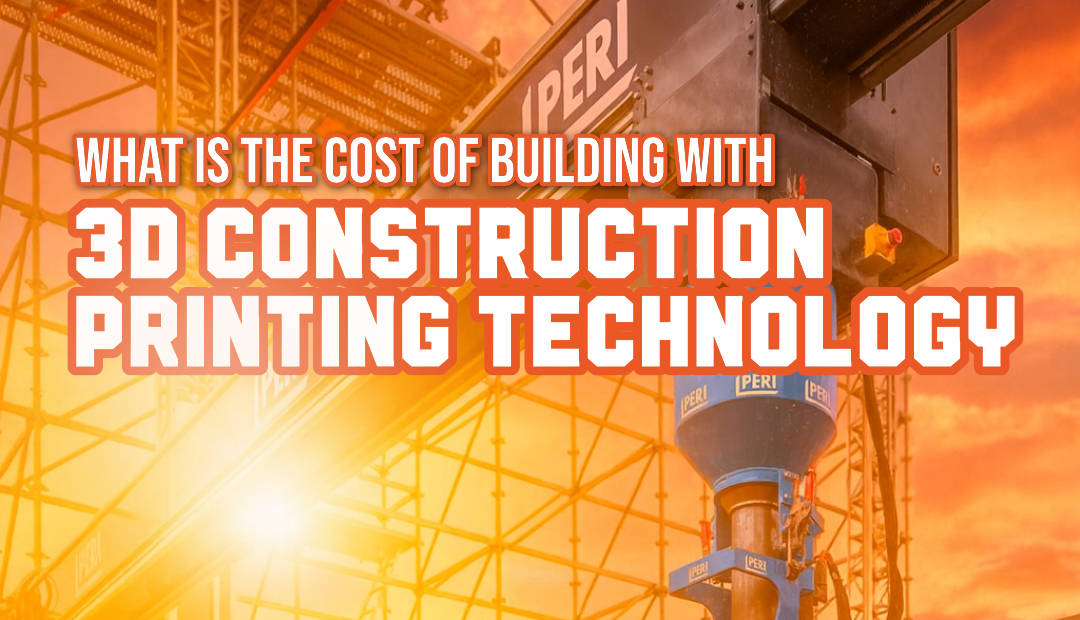 You are currently viewing What is the cost of building with 3D construction printing technology?