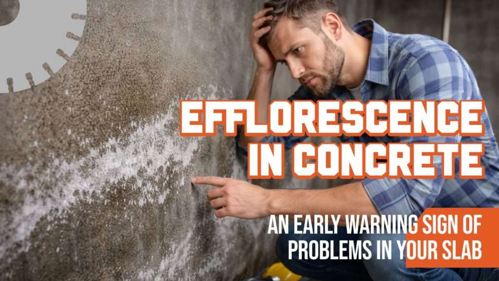 Efflorescence in concrete: An early warning sign of problems in your slab