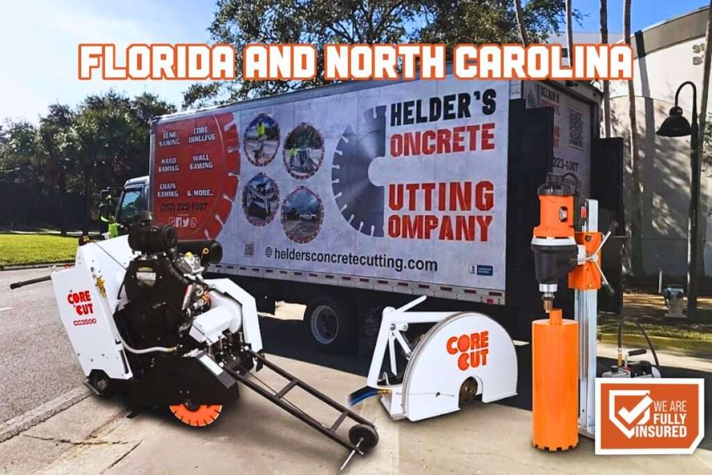 concrete cutting contractors serving Florida and North Carolina construction projects

