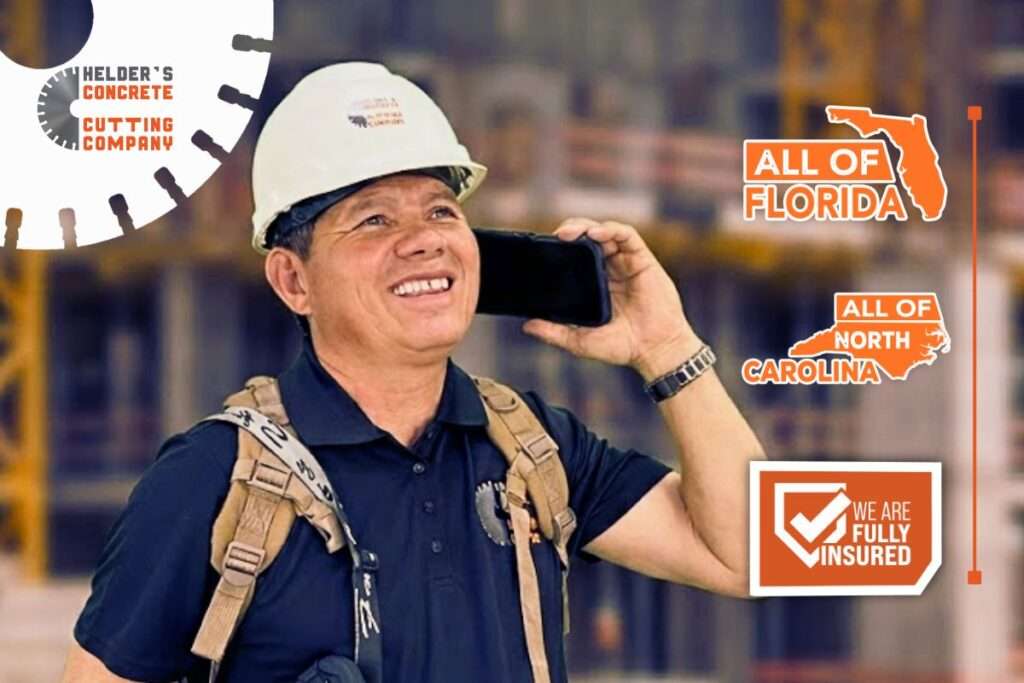 concrete cutting contractors Florida commercial slab sawing
