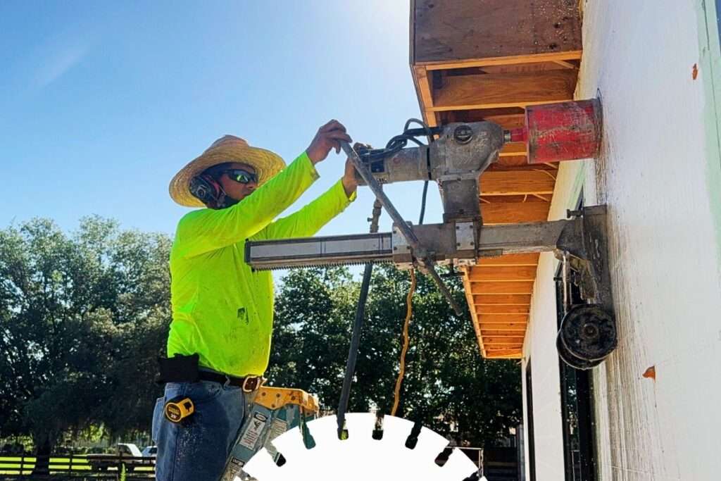 core drilling concrete contractor commercial construction
