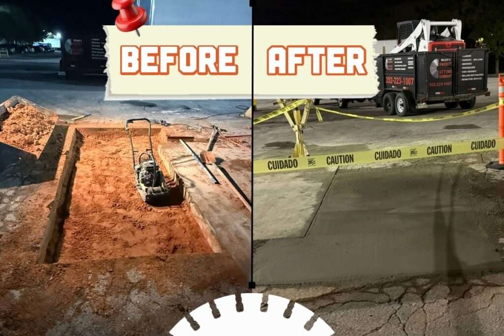  emergency concrete cutting on active construction site
