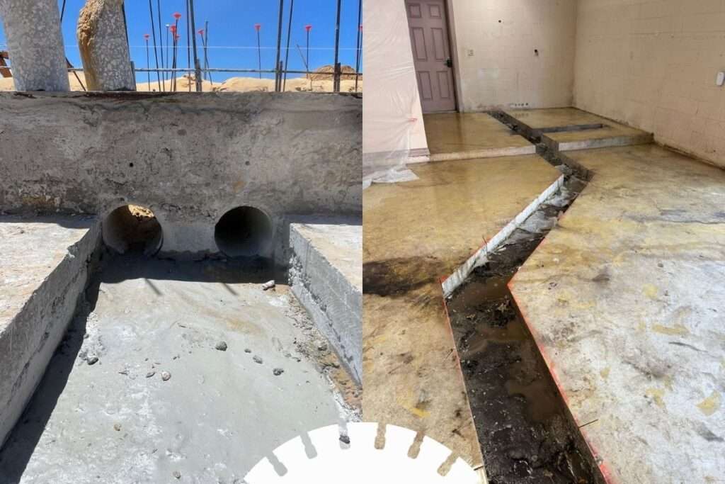  same day slab sawing for plumbing installation
