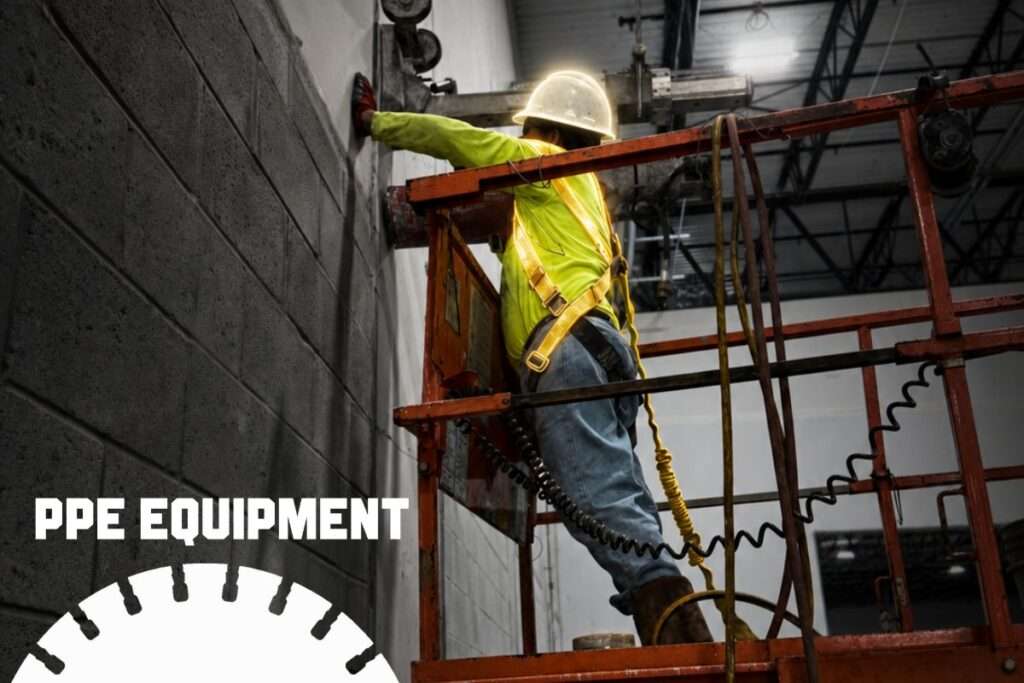 dust-free concrete cutting with vacuum extraction inside occupied commercial building