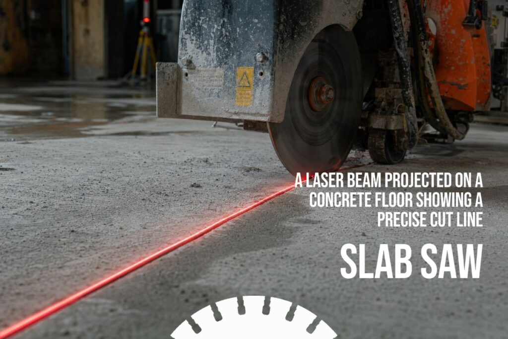 precision laser guided concrete slab cutting commercial project Florida