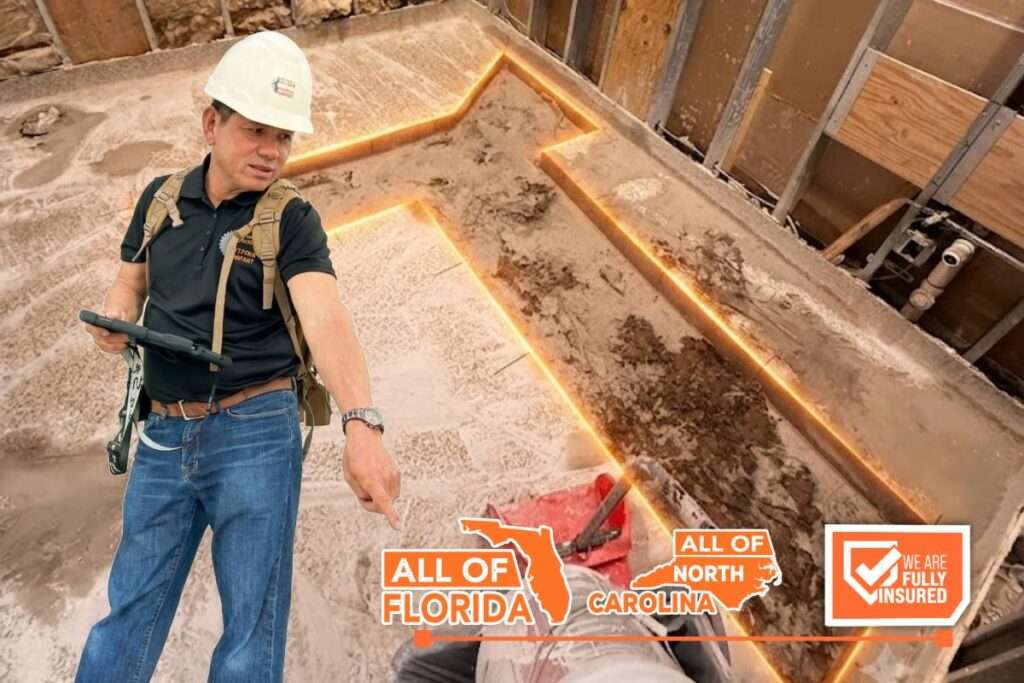 Concrete sawing and core drilling with precision by Helder's Concrete Cutting Company in Florida.